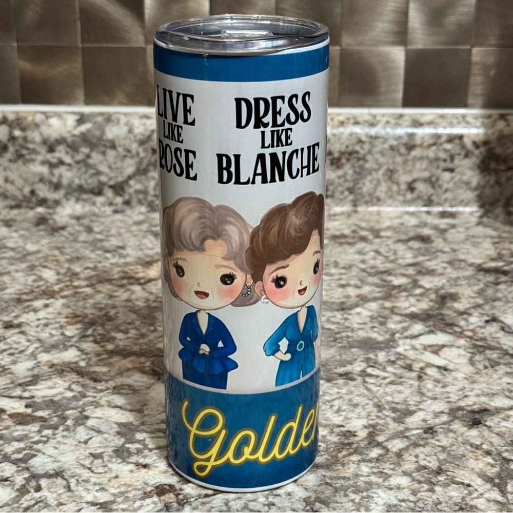 Source‎ Unknown Blue and White Tumbler